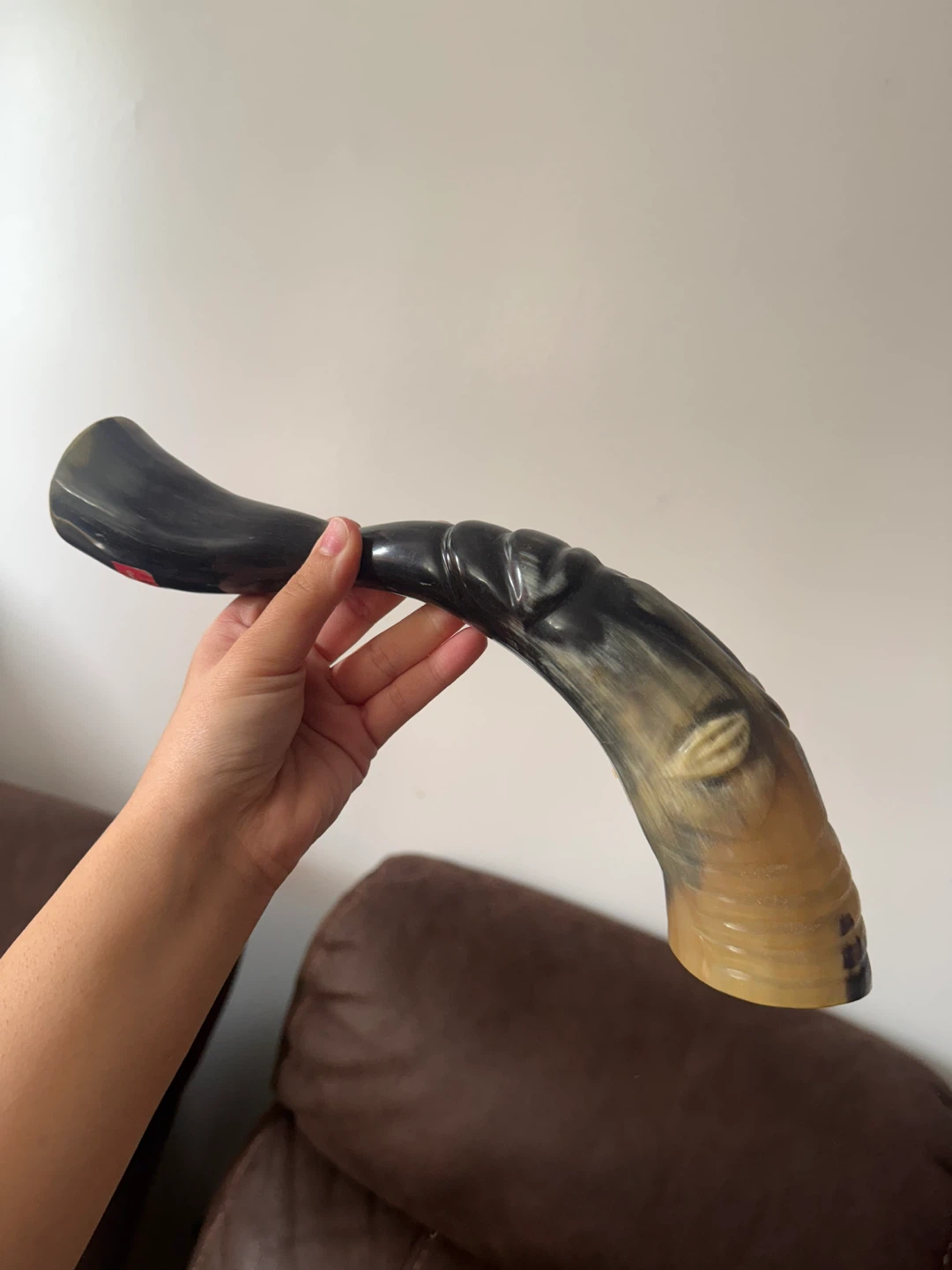 Decorative Floral Drinking Horn - photo 2