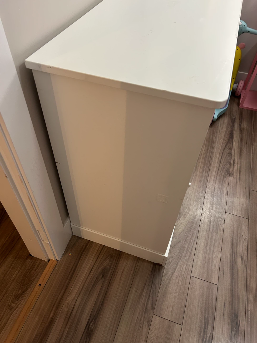 White 3-Drawer Chest - photo 3
