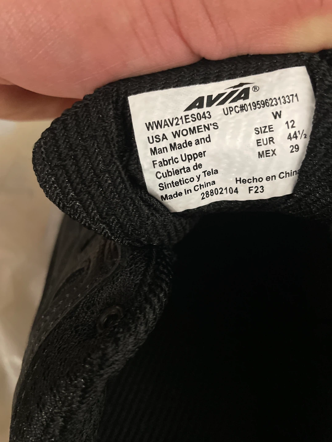 Avia Black Athletic Shoes - photo 5