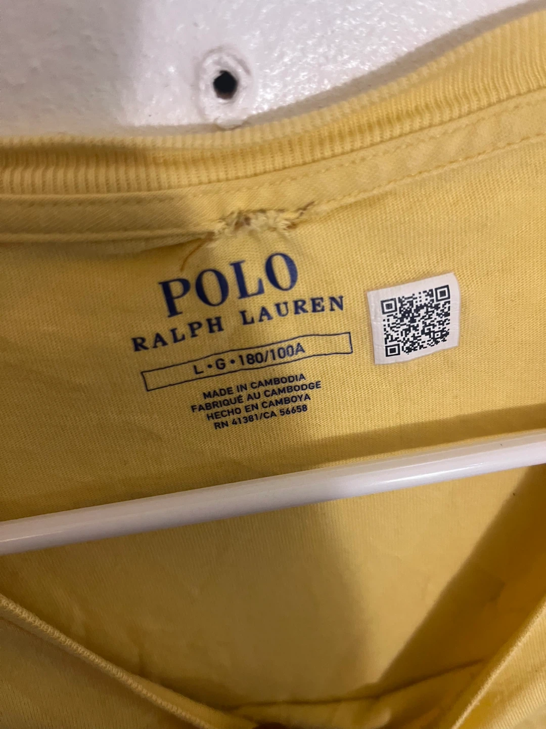 Polo Ralph Lauren Yellow T-Shirt Large - photo 3