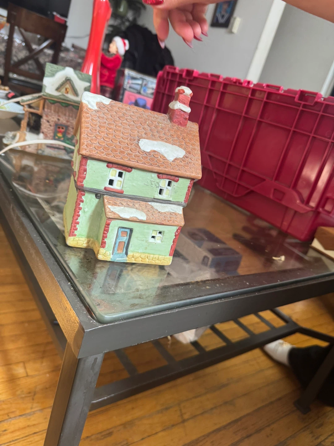 Ceramic Christmas Village House