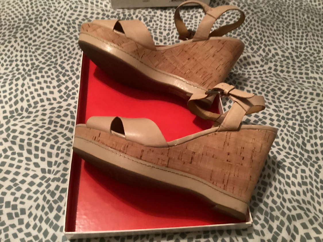Franco Sarto Nude Wedge Sandals - photo 3