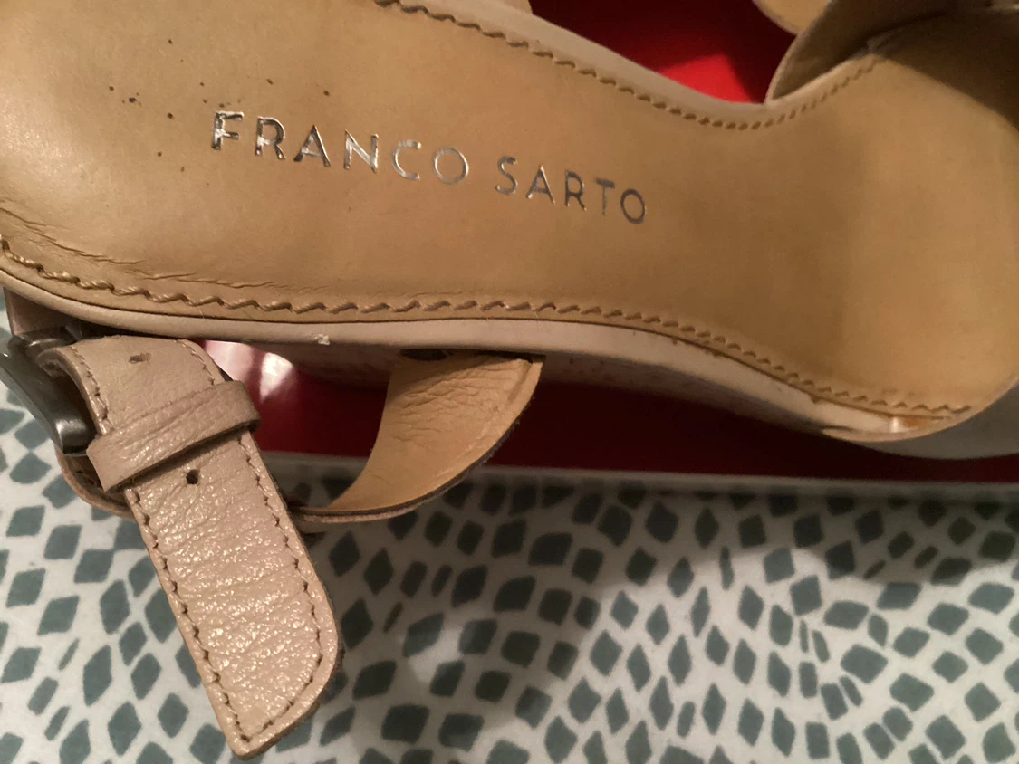 Franco Sarto Nude Wedge Sandals - photo 4