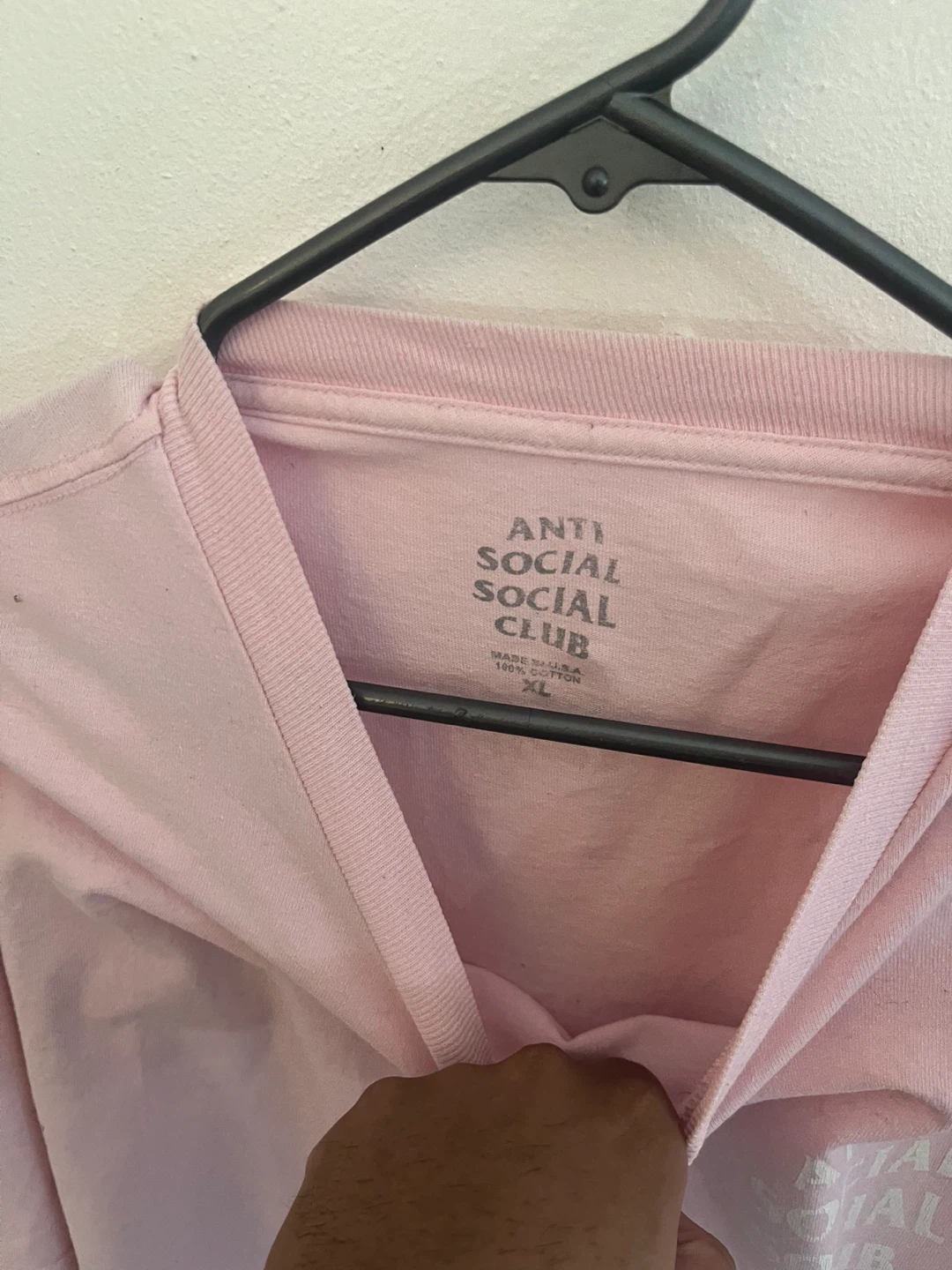 Anti Social Social Club Pink T-Shirt XL - photo 2