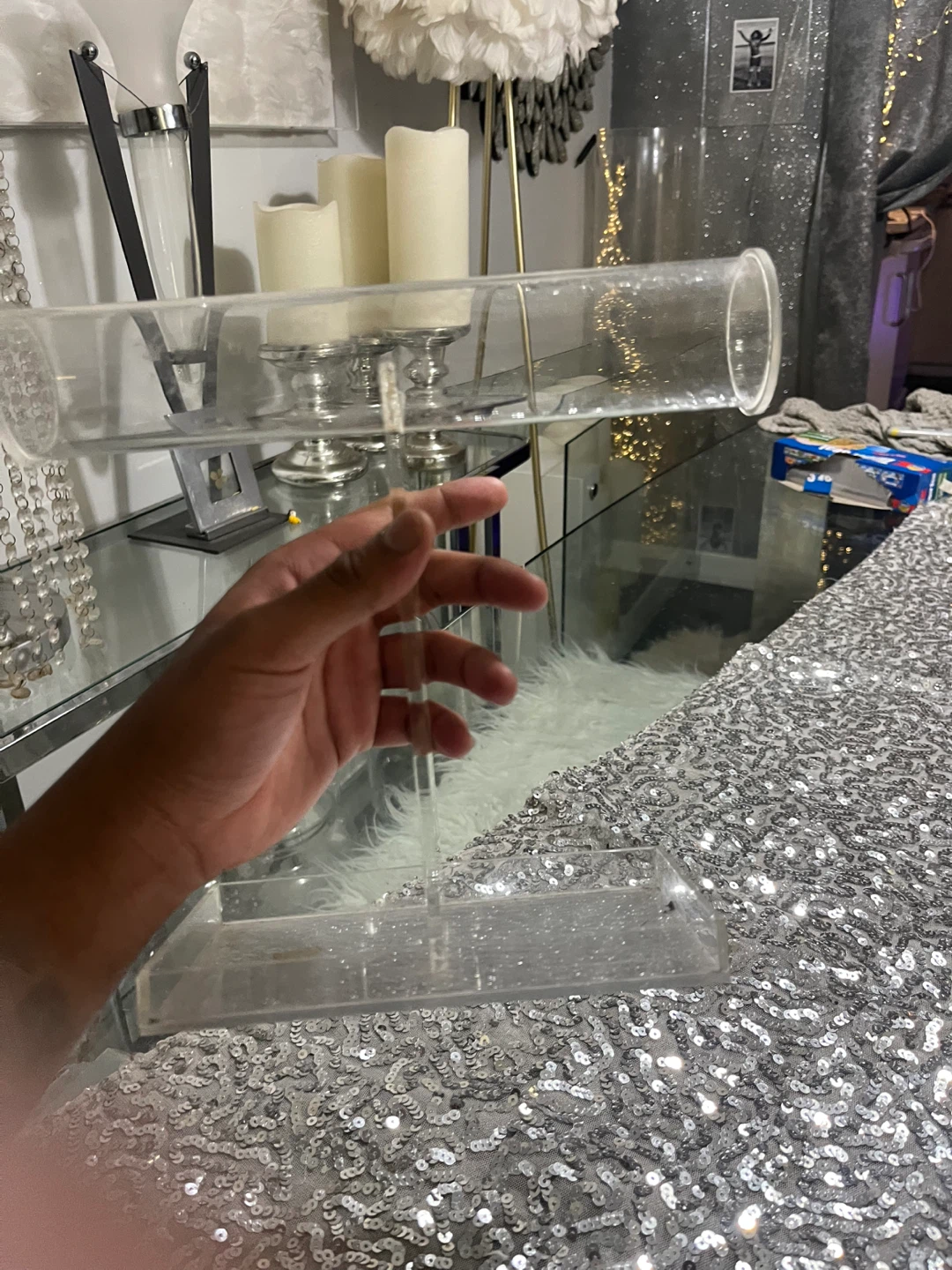 Clear Acrylic T-Bar Jewellery Display Stand - photo 3