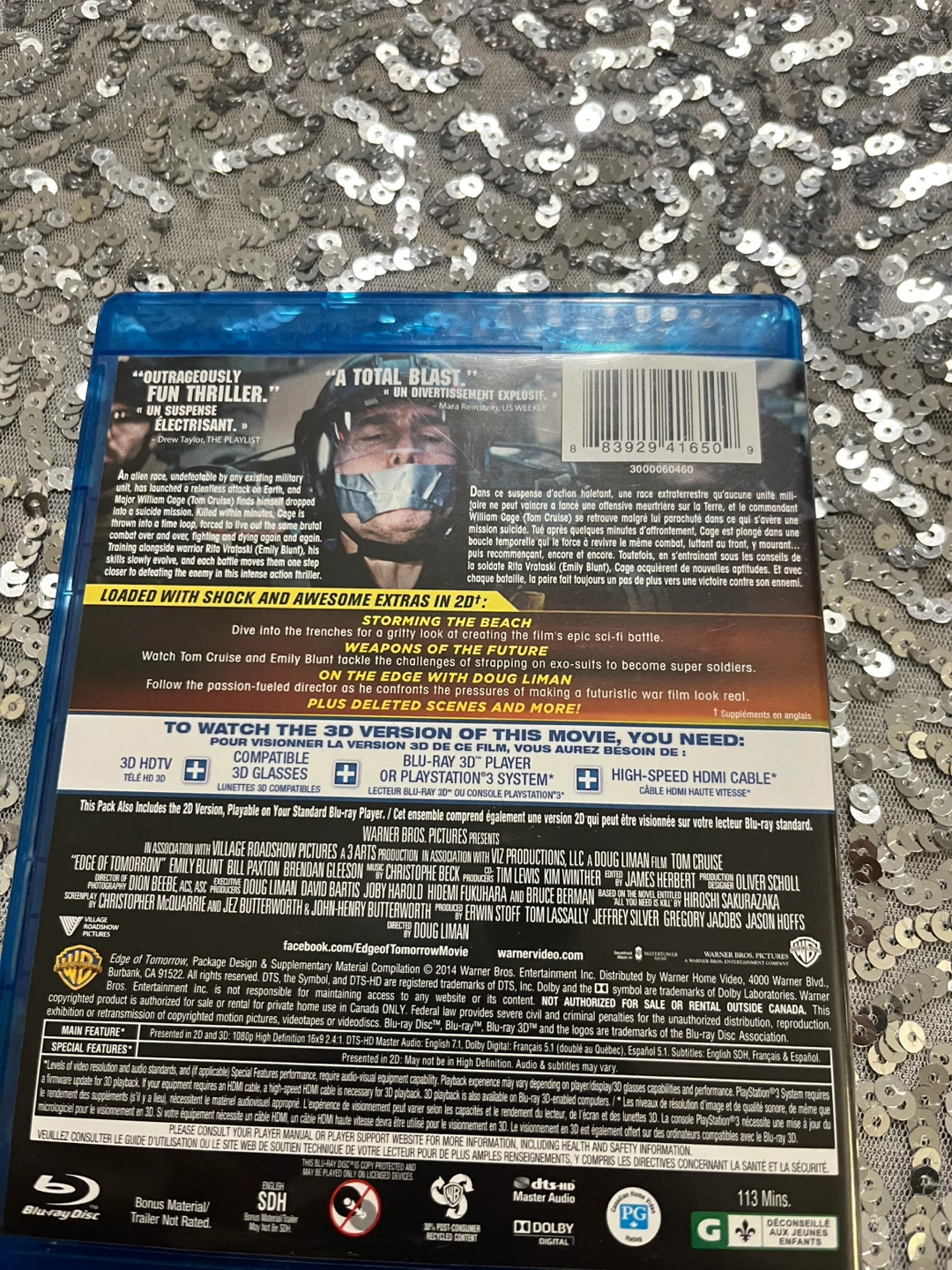 Edge of Tomorrow Blu-ray 3D Combo Pack - photo 5