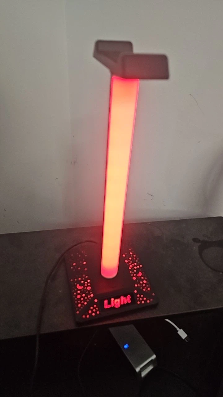 RGB Gaming Headset Stand with LED Light