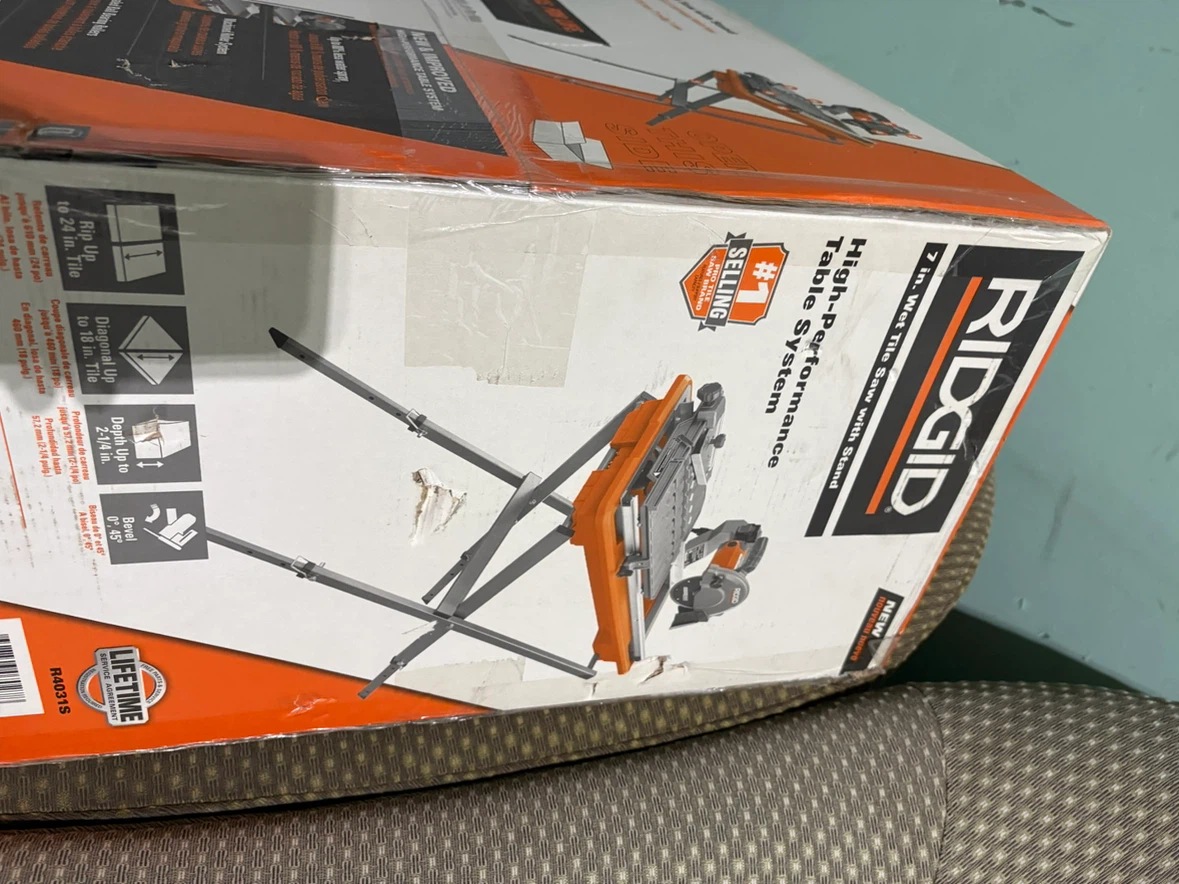 Ridgid 7 in. Wet Tile Saw with Stand - photo 4