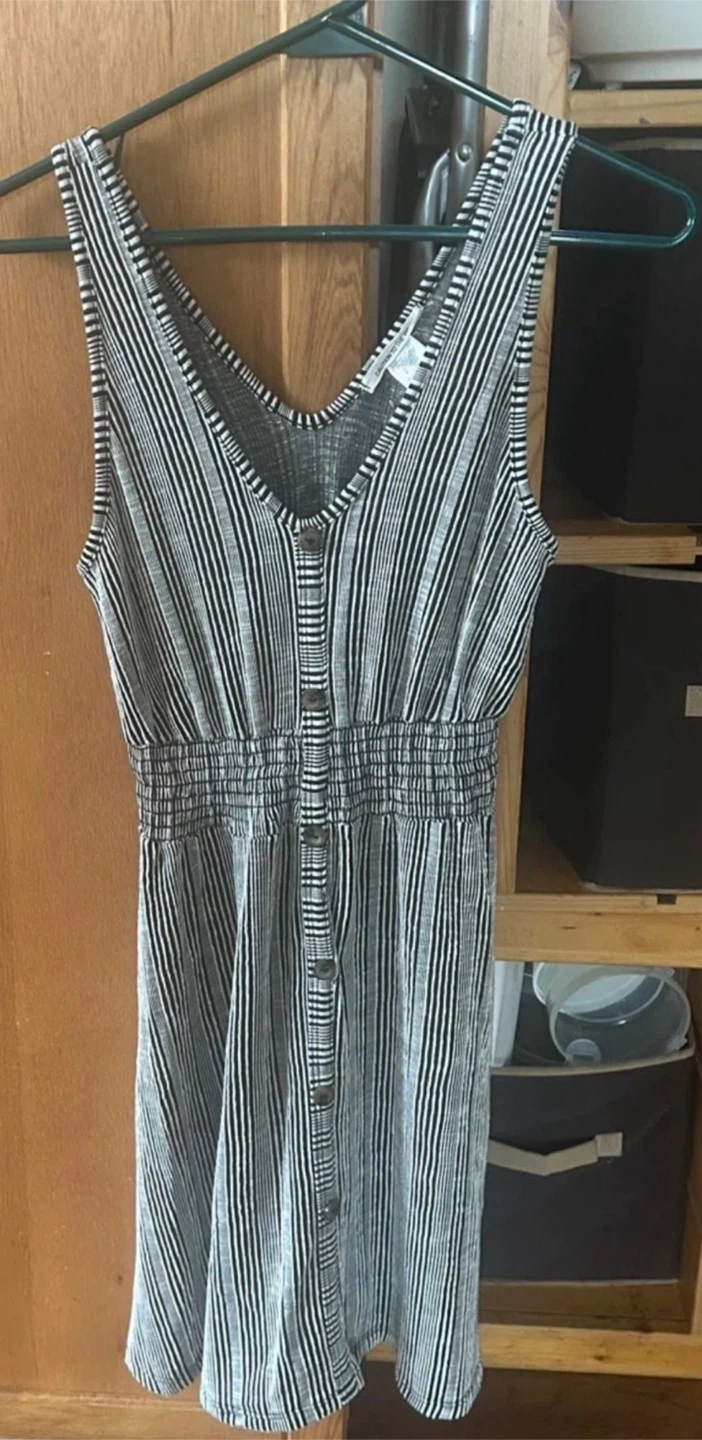 Caution to the Wind Striped Dress