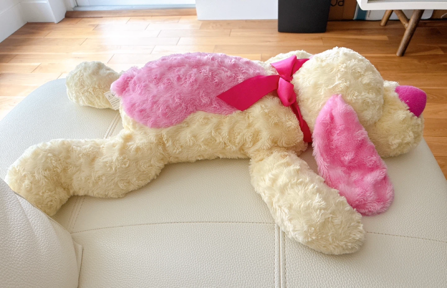 Large Plush Dog Toy with Pink Accents - photo 3