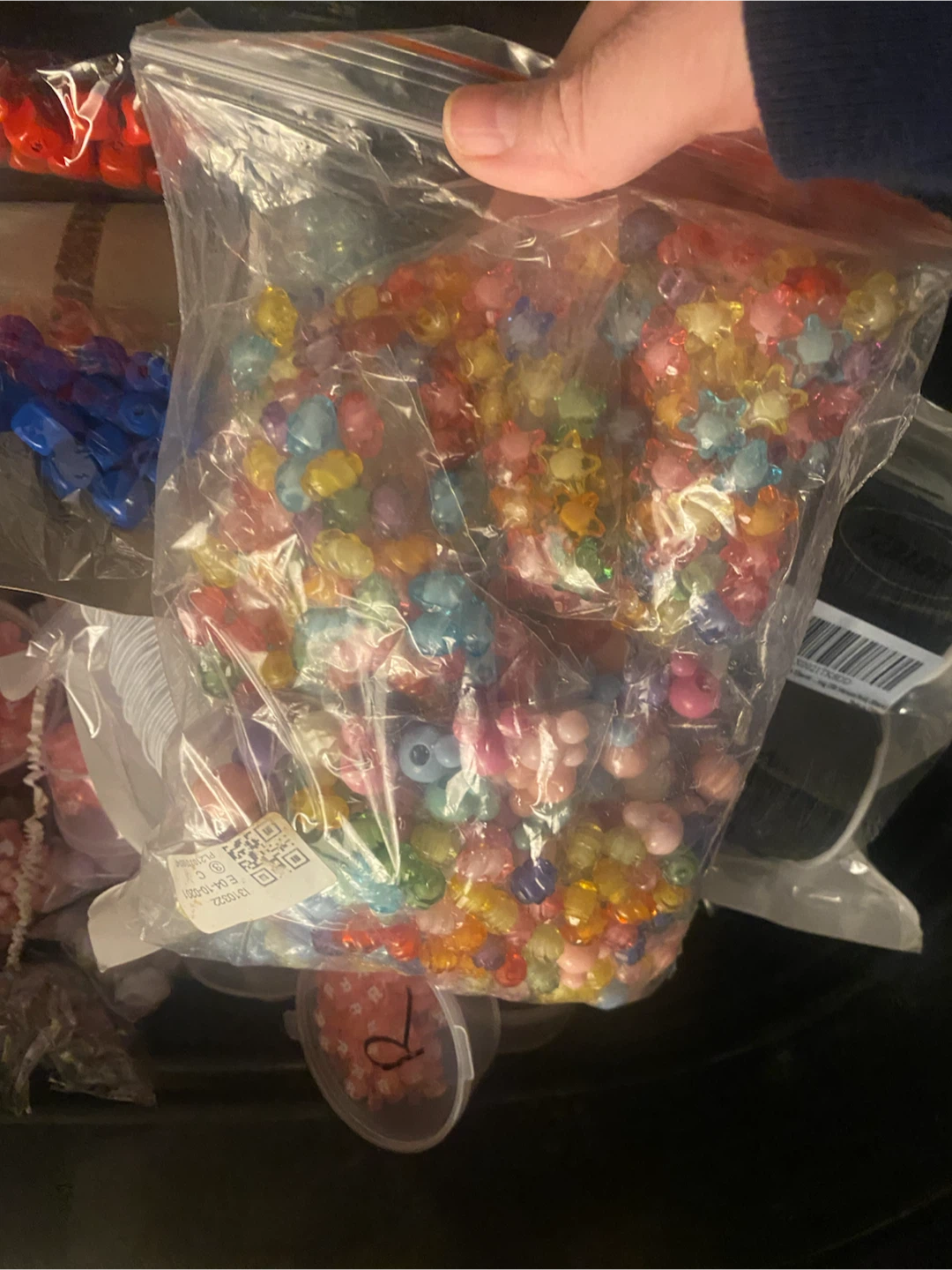 Assorted DIY Craft Bead Collection with Elastic Cord - photo 2
