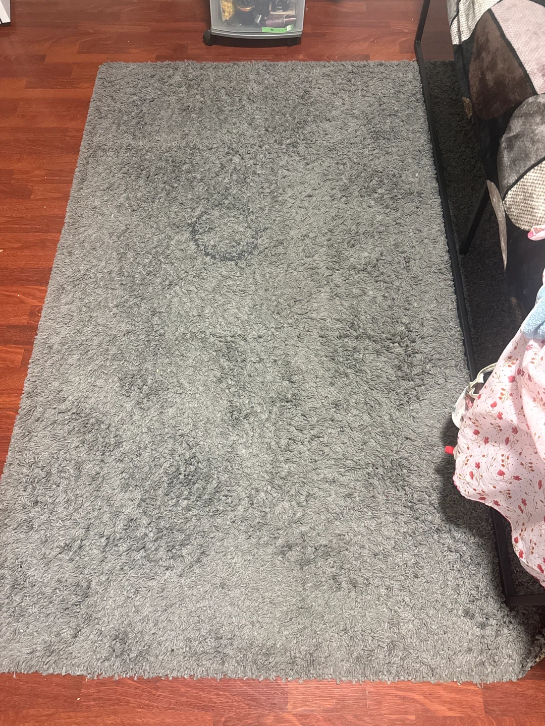 Grey Shag Area Rug