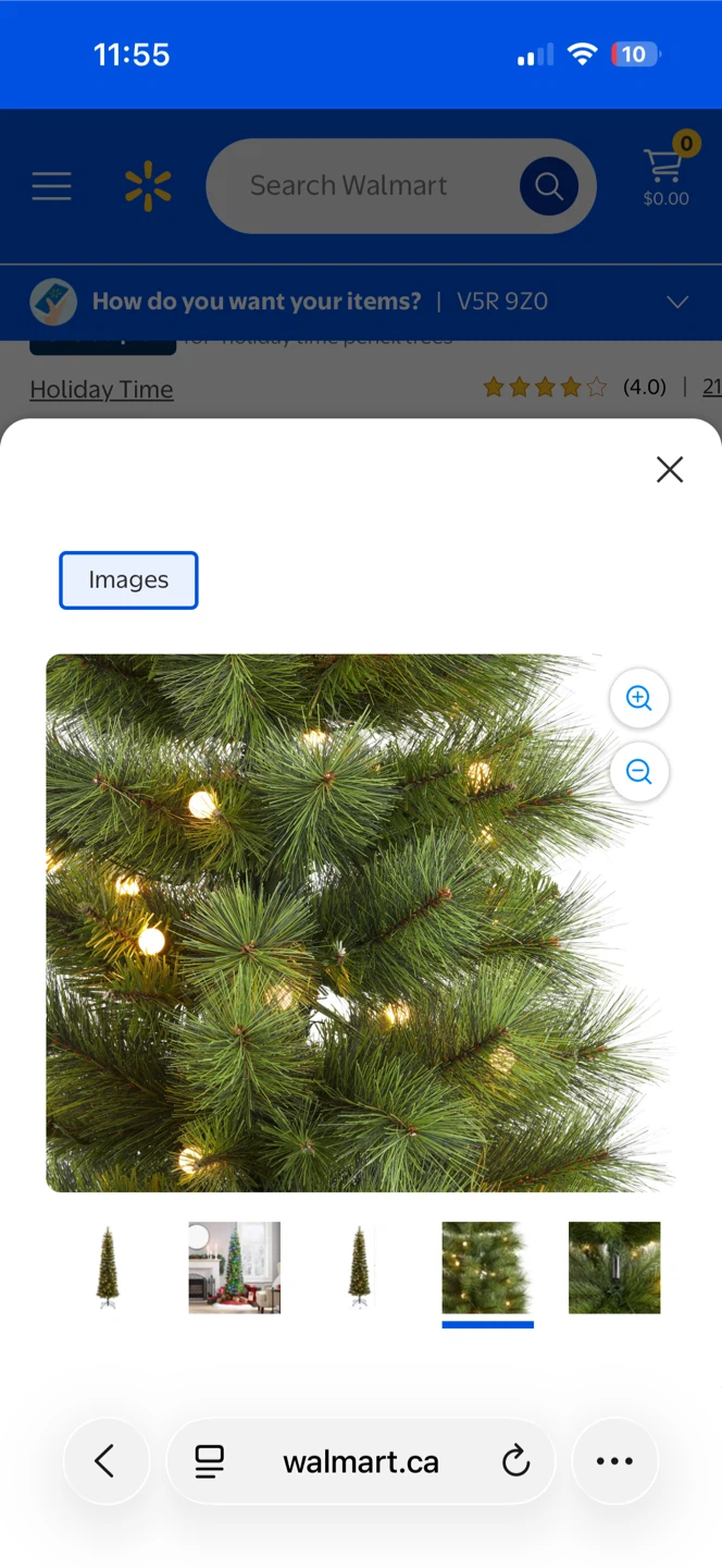 NEW - Holiday Time 7' Pre-Lit Pencil Christmas Tree - photo 4