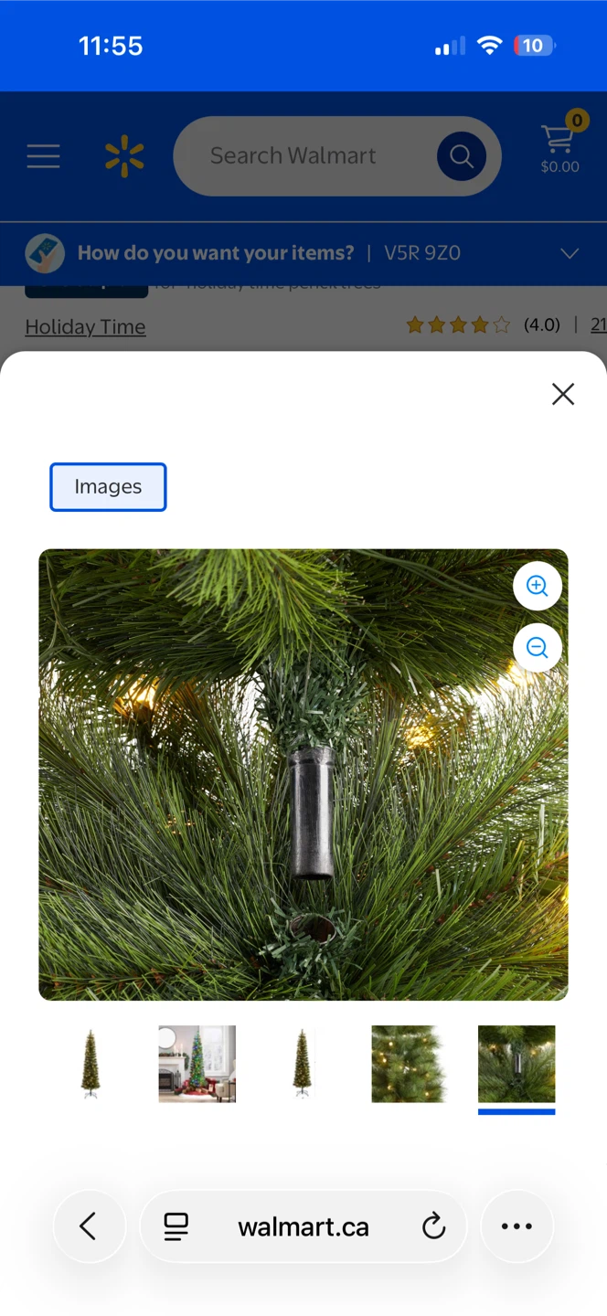 NEW - Holiday Time 7' Pre-Lit Pencil Christmas Tree - photo 5