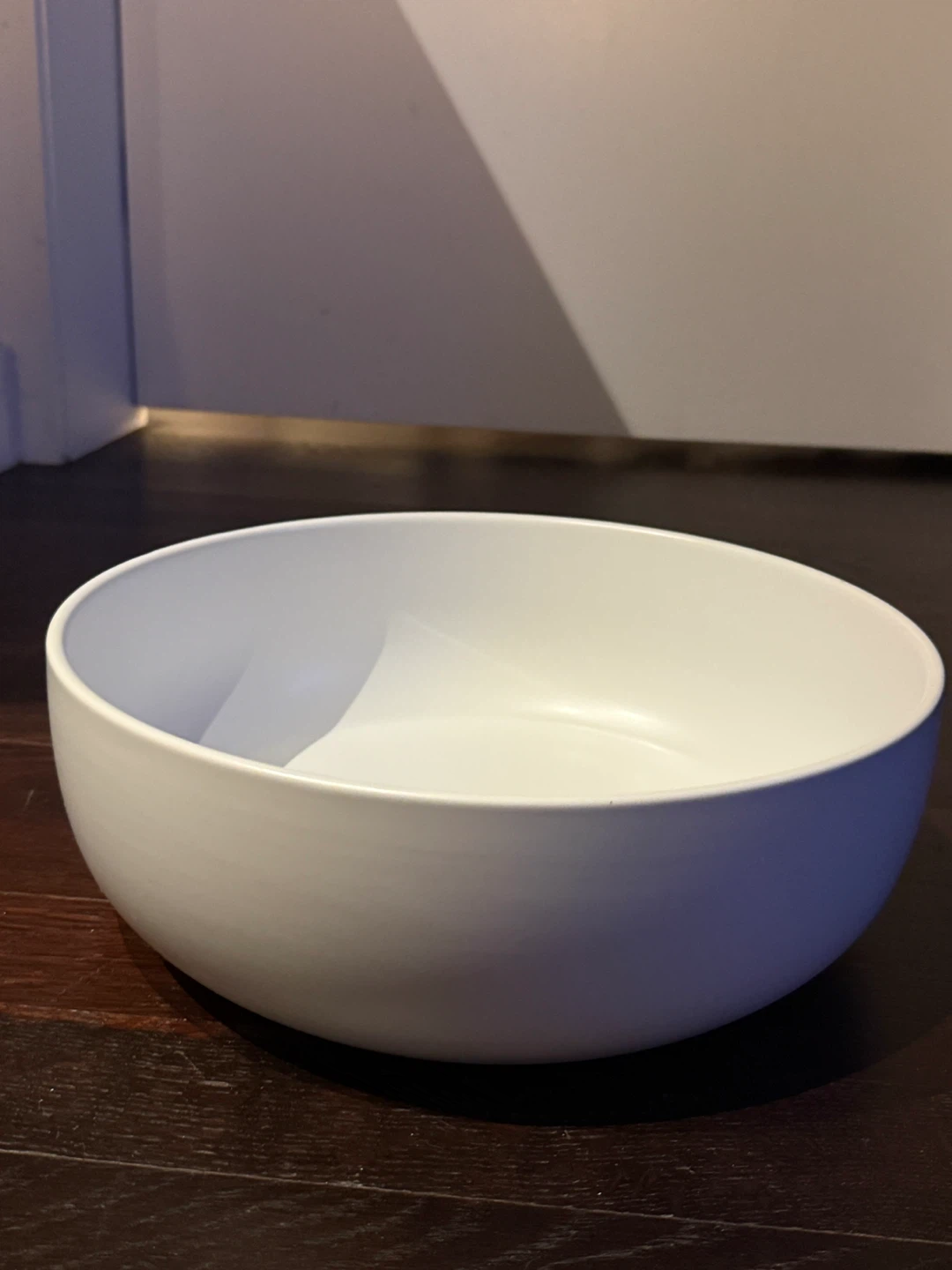 CB2 White Ceramic Bowl