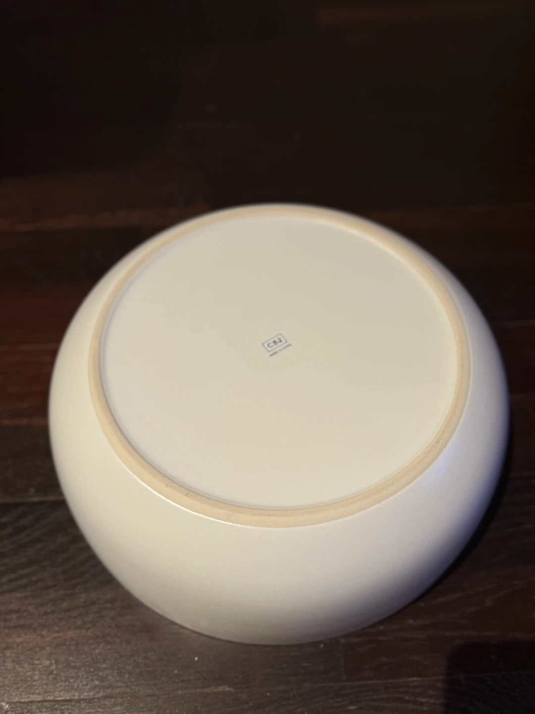 CB2 White Ceramic Bowl - photo 4