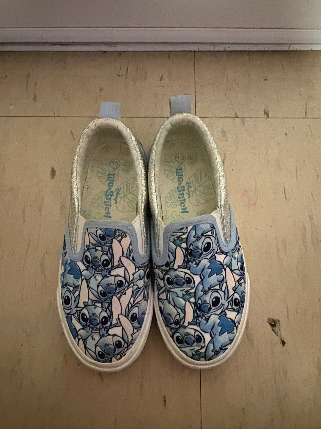 Disney Stitch Slip-On Shoes - Size 13