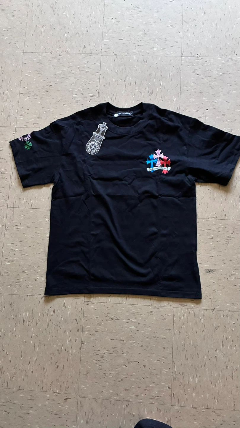 Chrome Hearts Multi-Color Cross T-Shirt