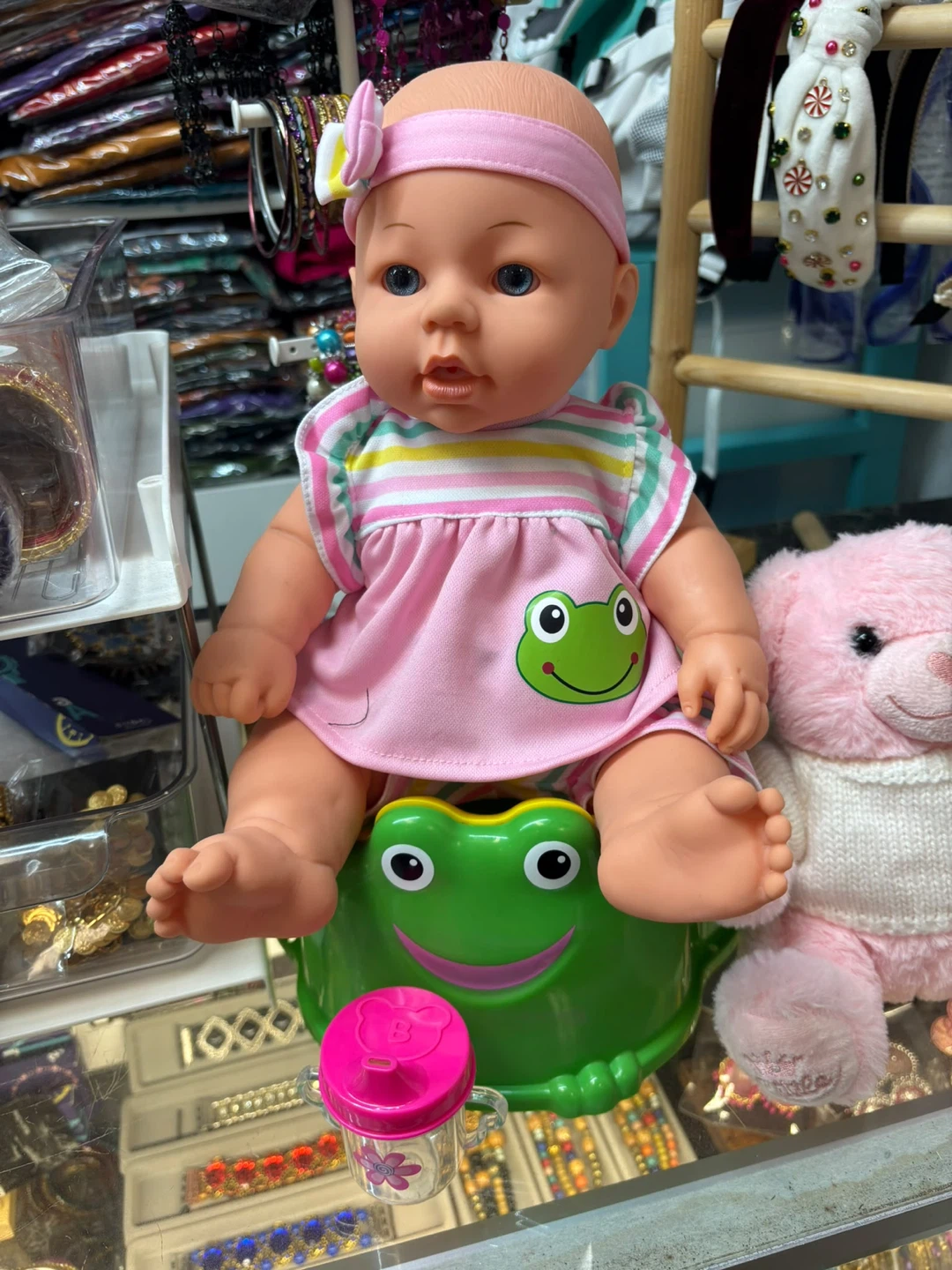 Baby Doll with Frog Potty