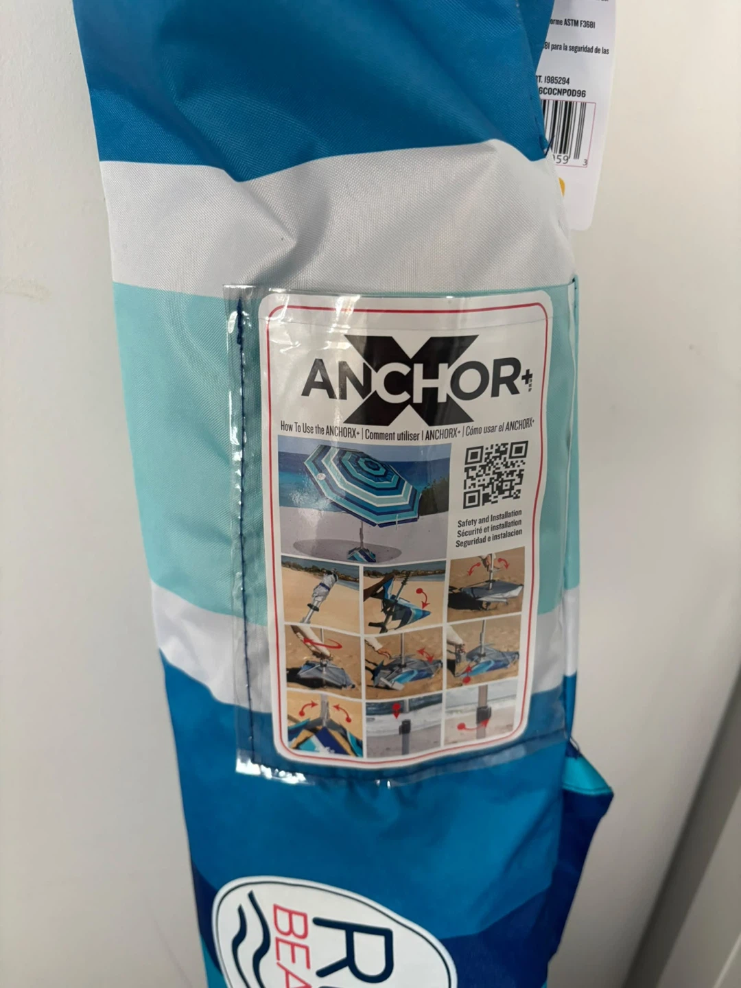 Rio Beach Anchor+ Umbrella