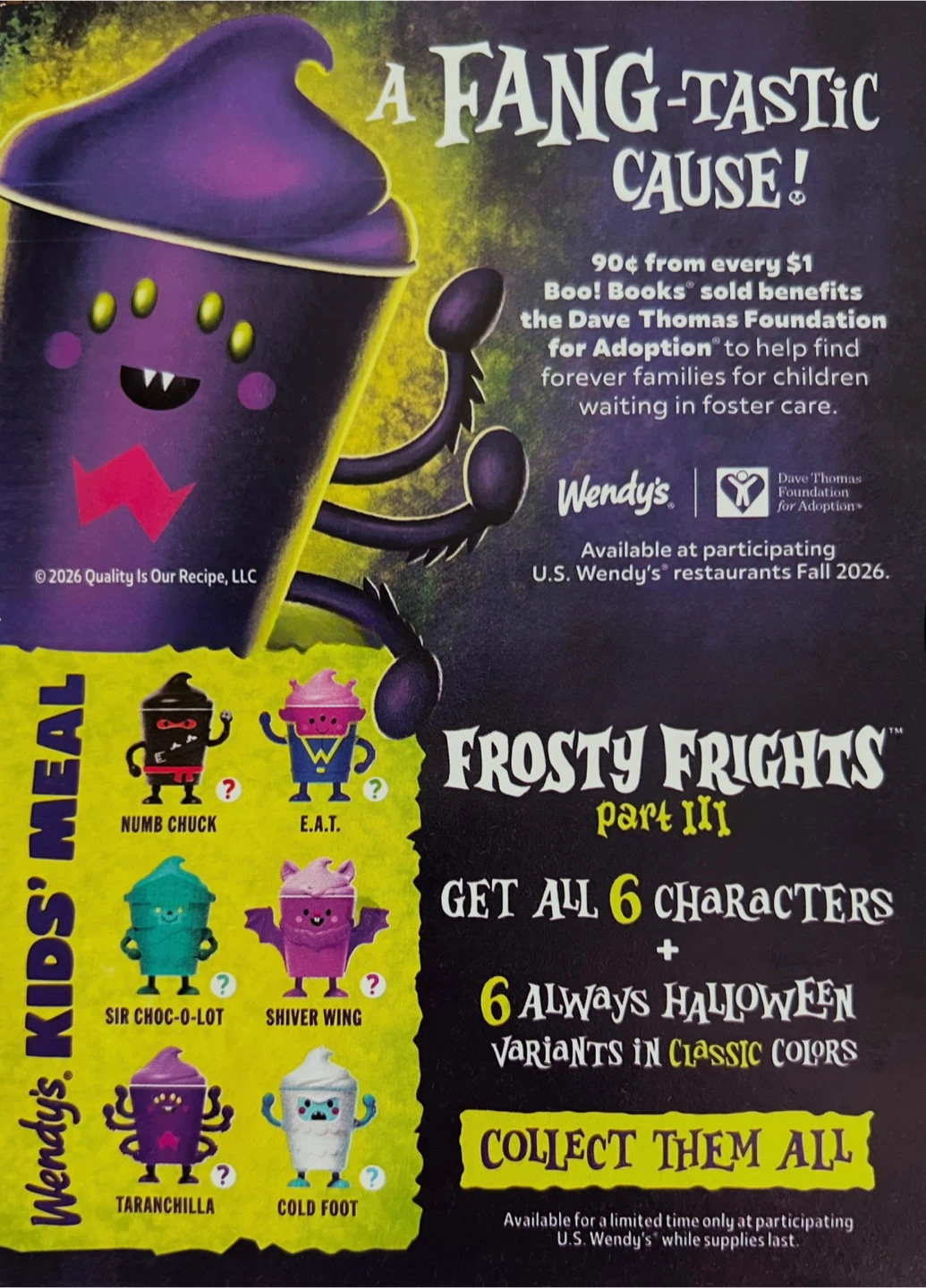Wendy’s | Frosty Frights Part III Collectible (E.A.T.) - photo 5