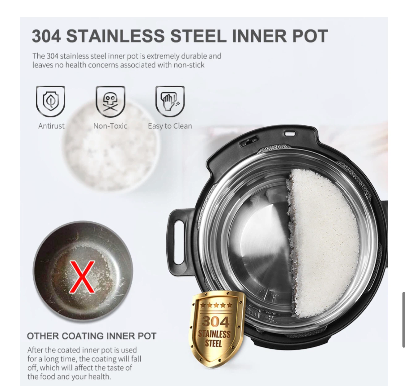 Living Basics Multi-Use Pressure Cooker