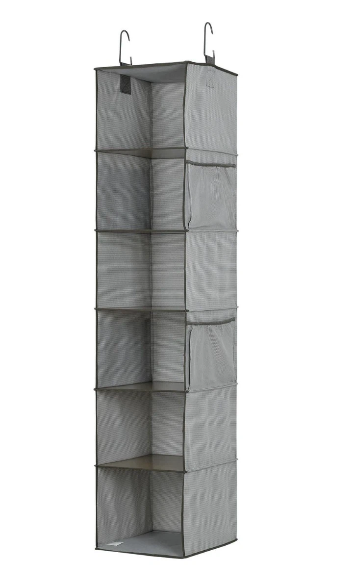 Hanging Closet Organizer 6-Shelf