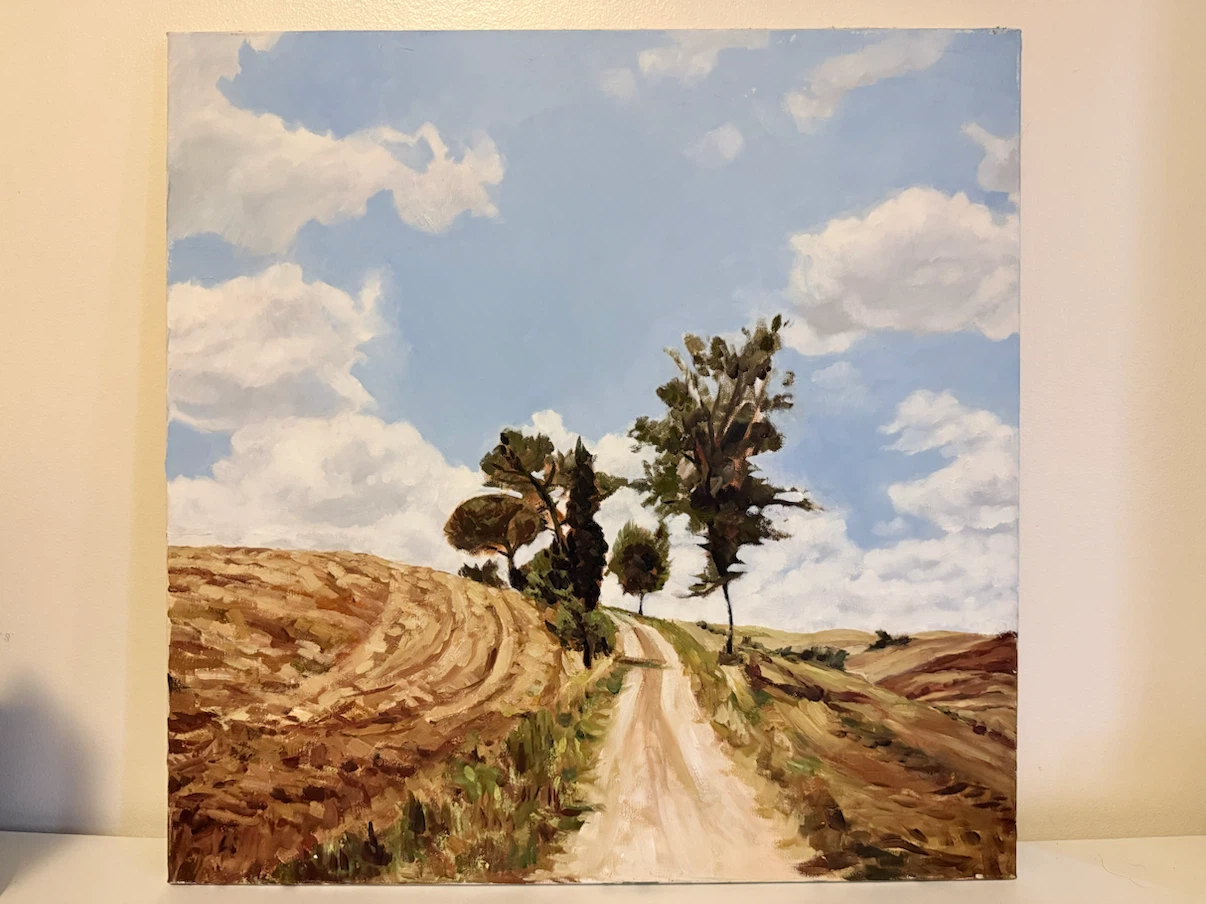 Oil Painting of Landscape 24x24 Wall Art