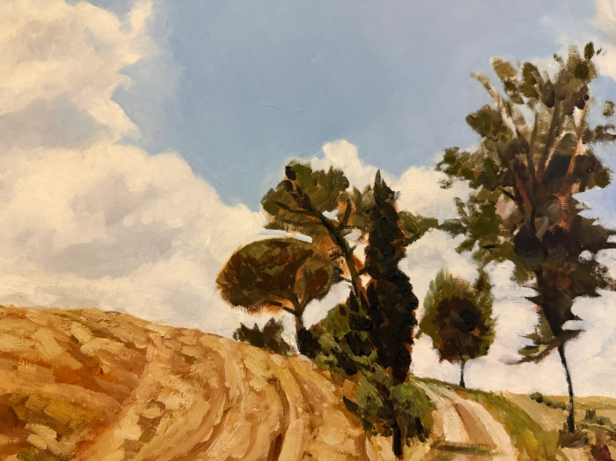 Oil Painting of Landscape 24x24 Wall Art - photo 3