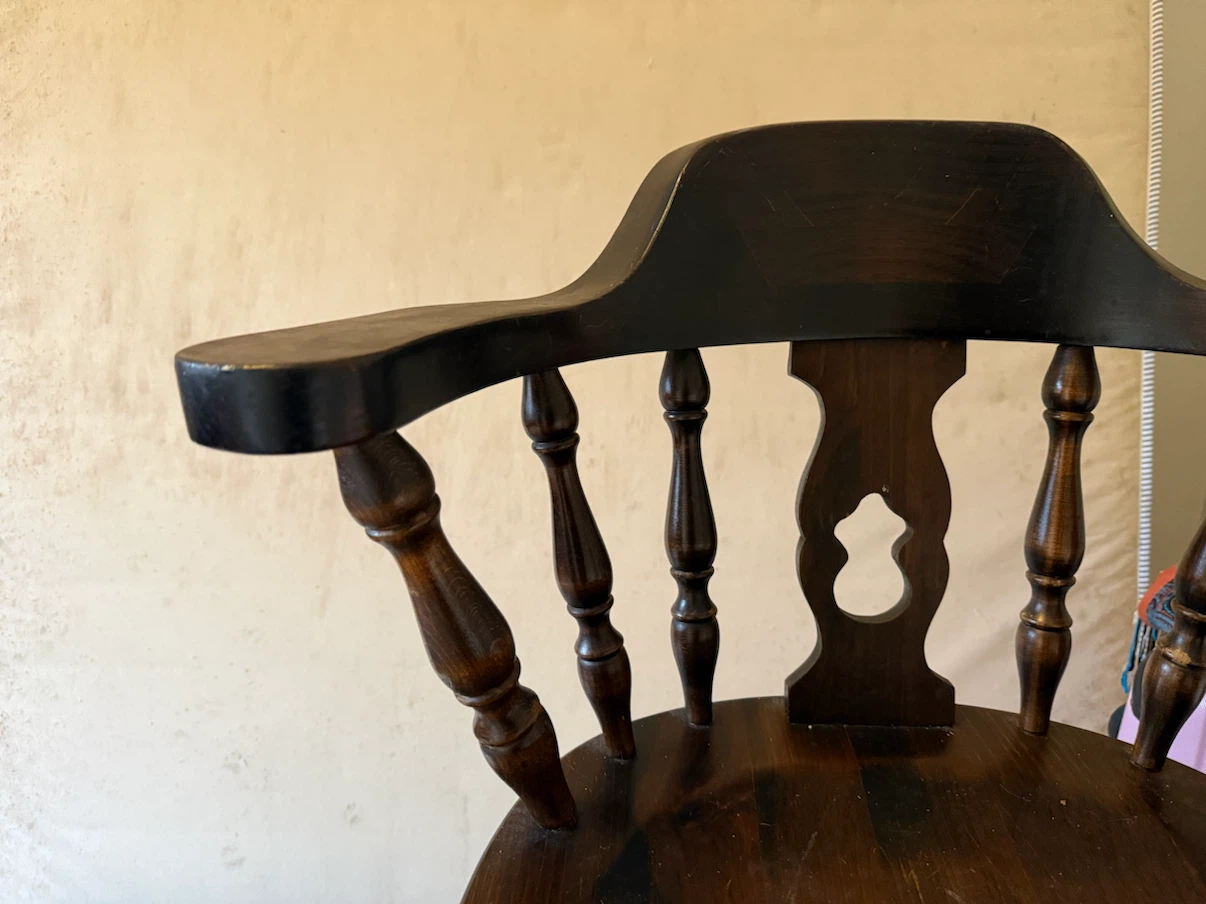 Wooden Swivel Bar Stool - photo 3