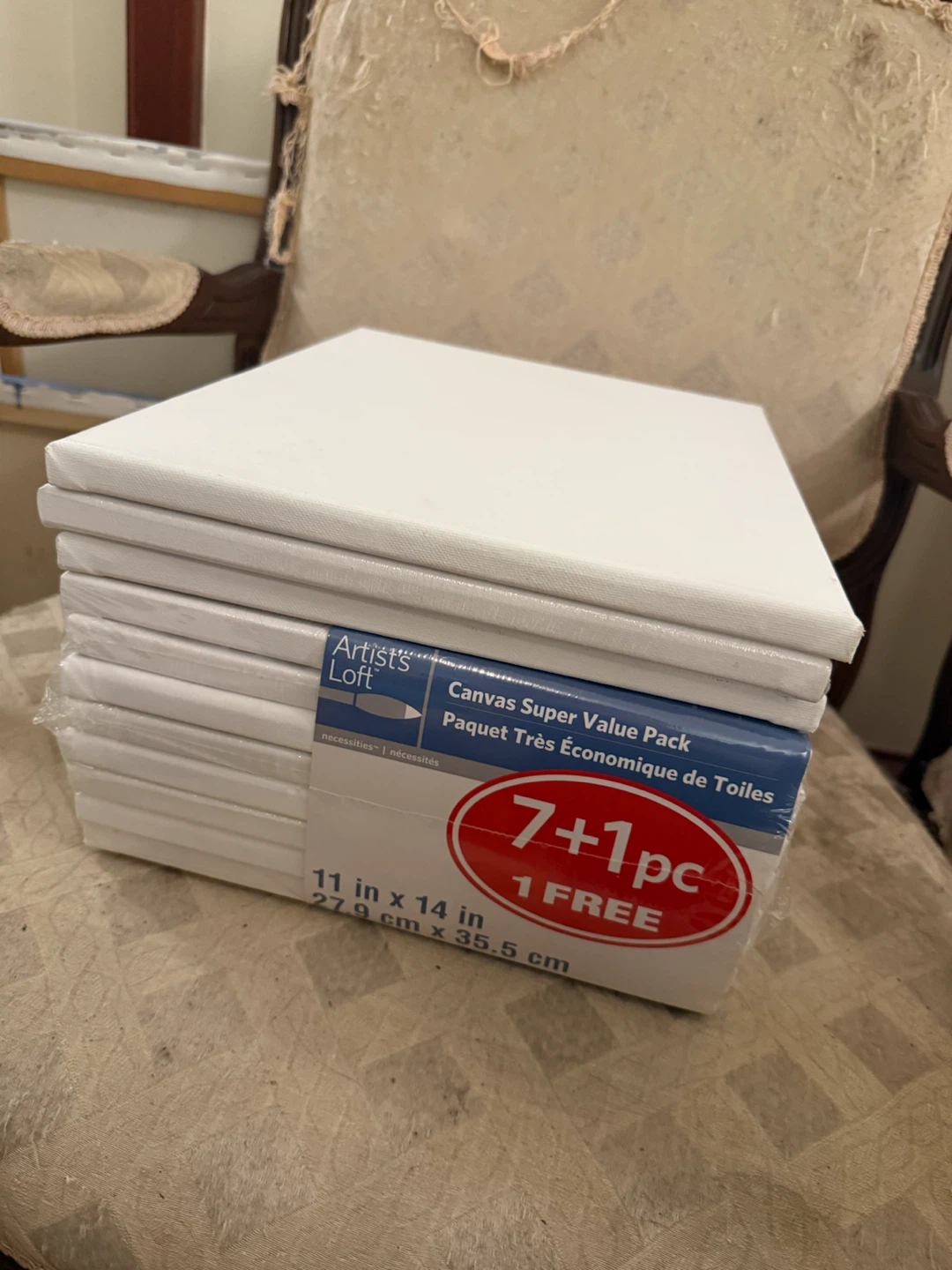 Artist's Loft Canvas Super Value Pack 8-Count with 3 free