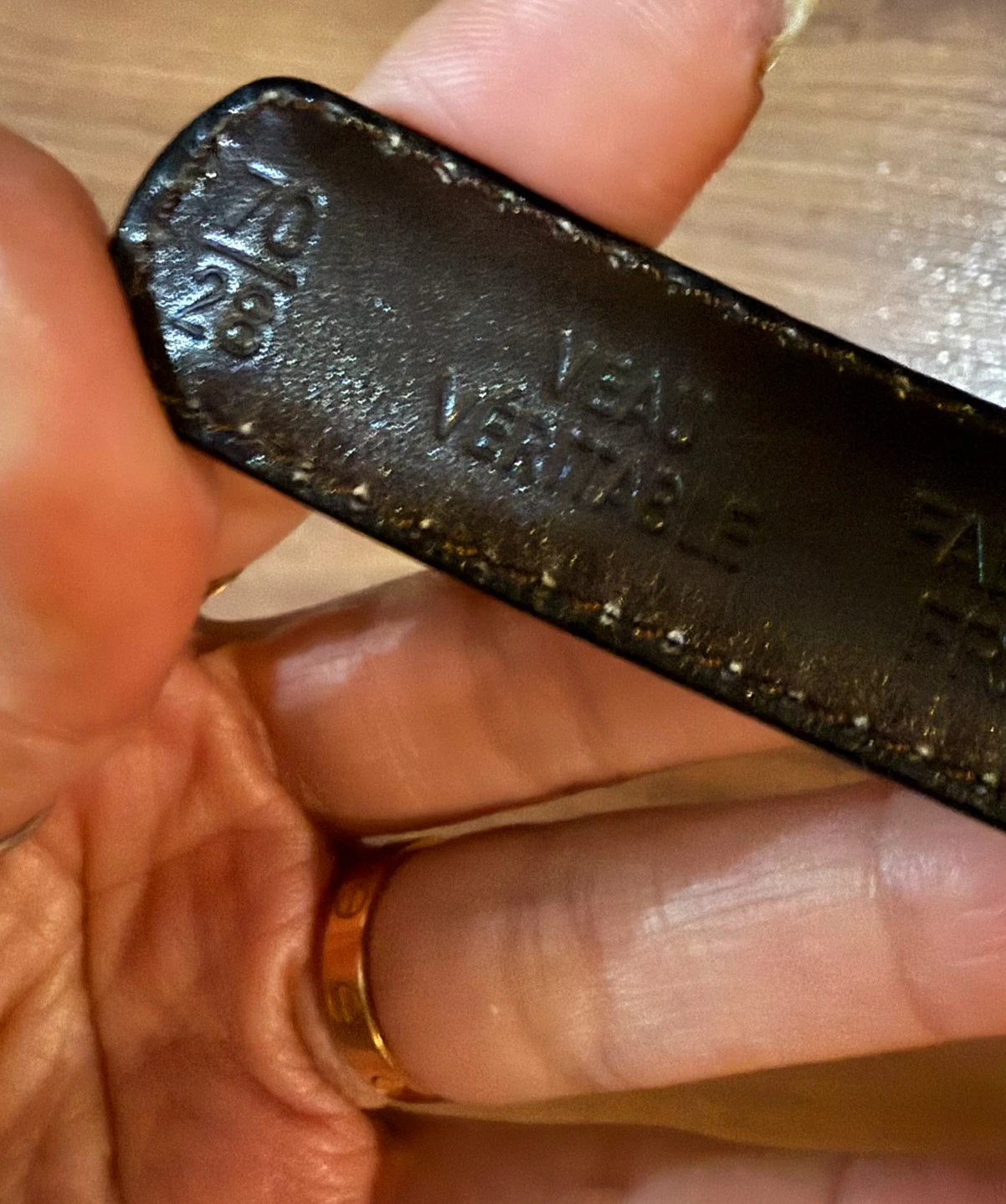 Vintage Chanel Black Leather Belt - photo 2