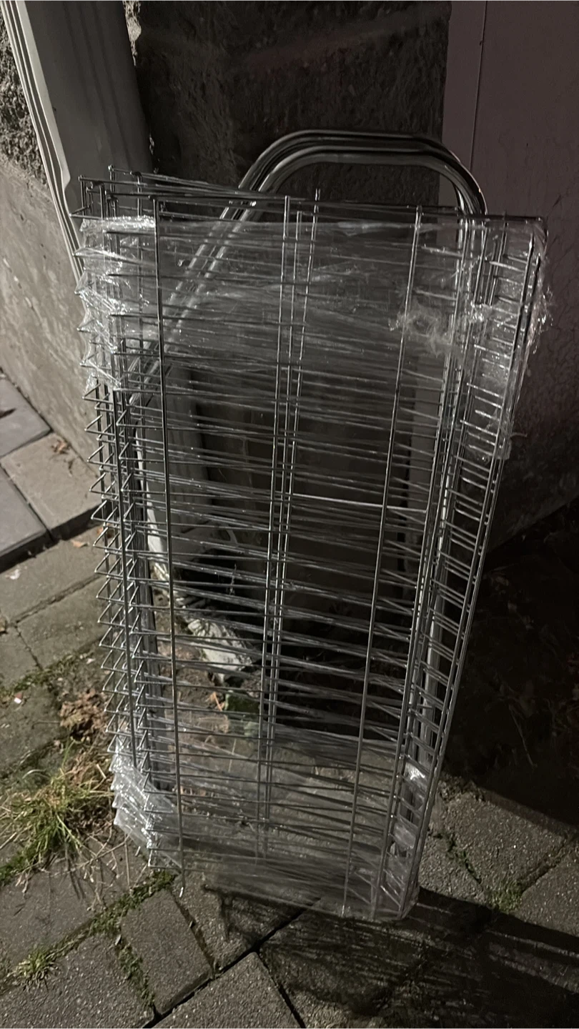 Chrome Wire Storage Shoe Rack
