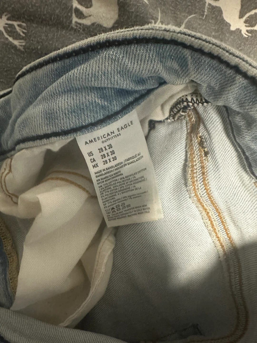 American Eagle Airflex+ Distressed Jeans 28x30