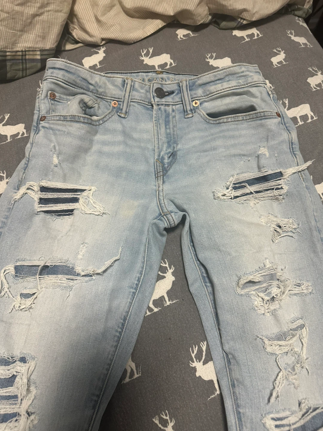 American Eagle Airflex+ Distressed Jeans 28x30 - photo 4