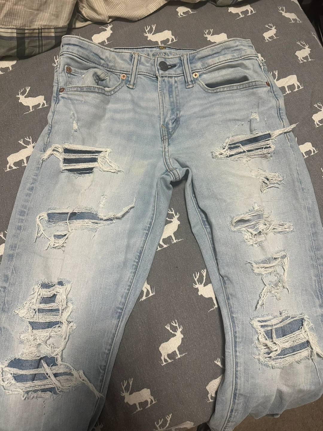 American Eagle Airflex+ Distressed Jeans 28x30 - photo 5