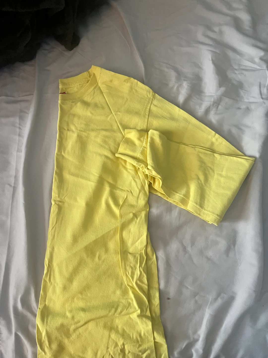 Hanes Yellow Long Sleeve T-Shirt - photo 2