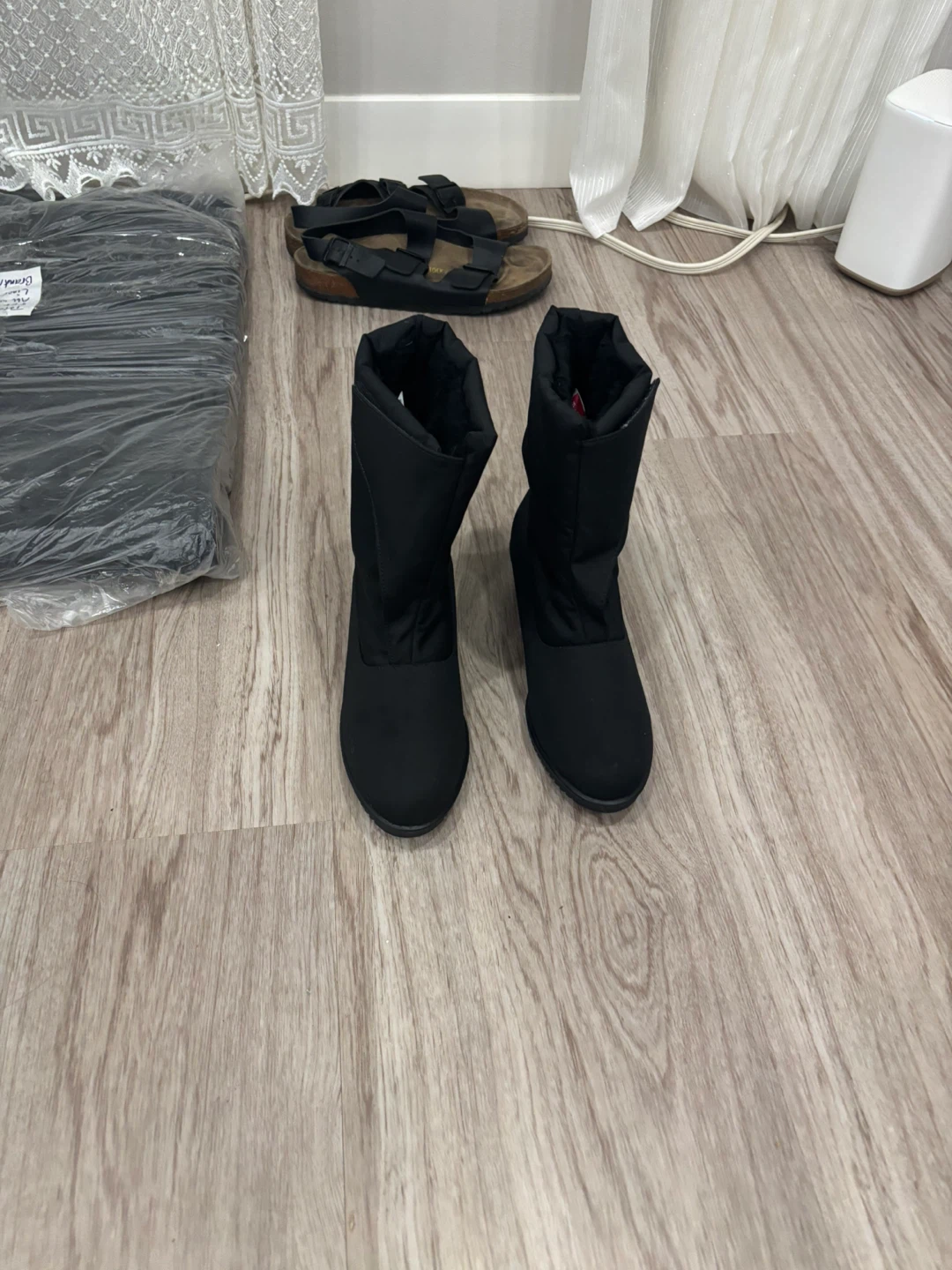 Toe Warmers Black Winter Boots