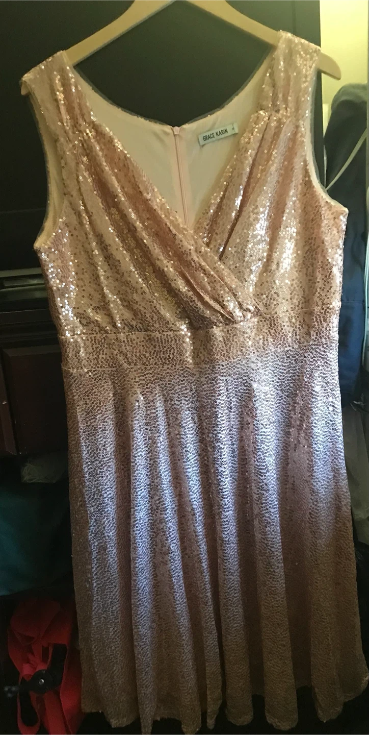 Grace Karin Sequin A Line Dress - XL