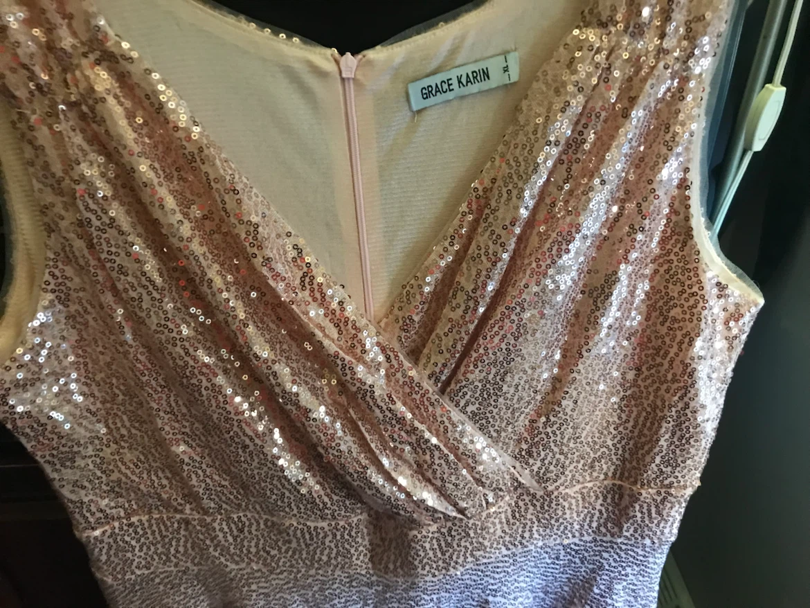Grace Karin Sequin A Line Dress - XL - photo 3