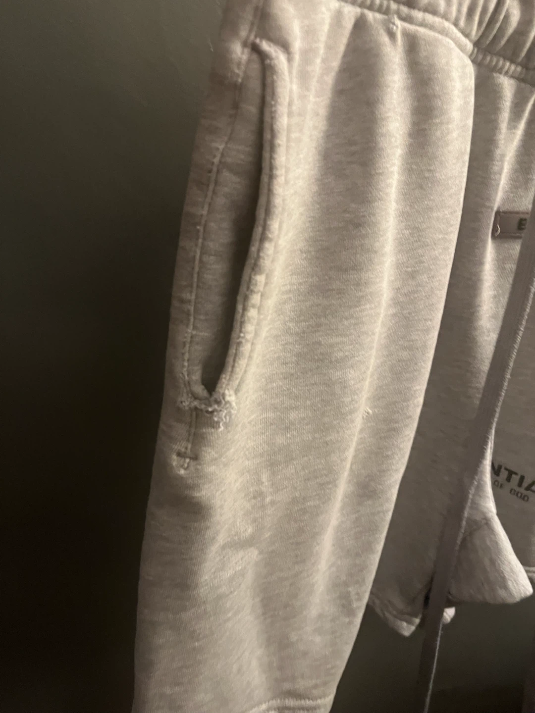Fear of God Essentials Grey Shorts - photo 2