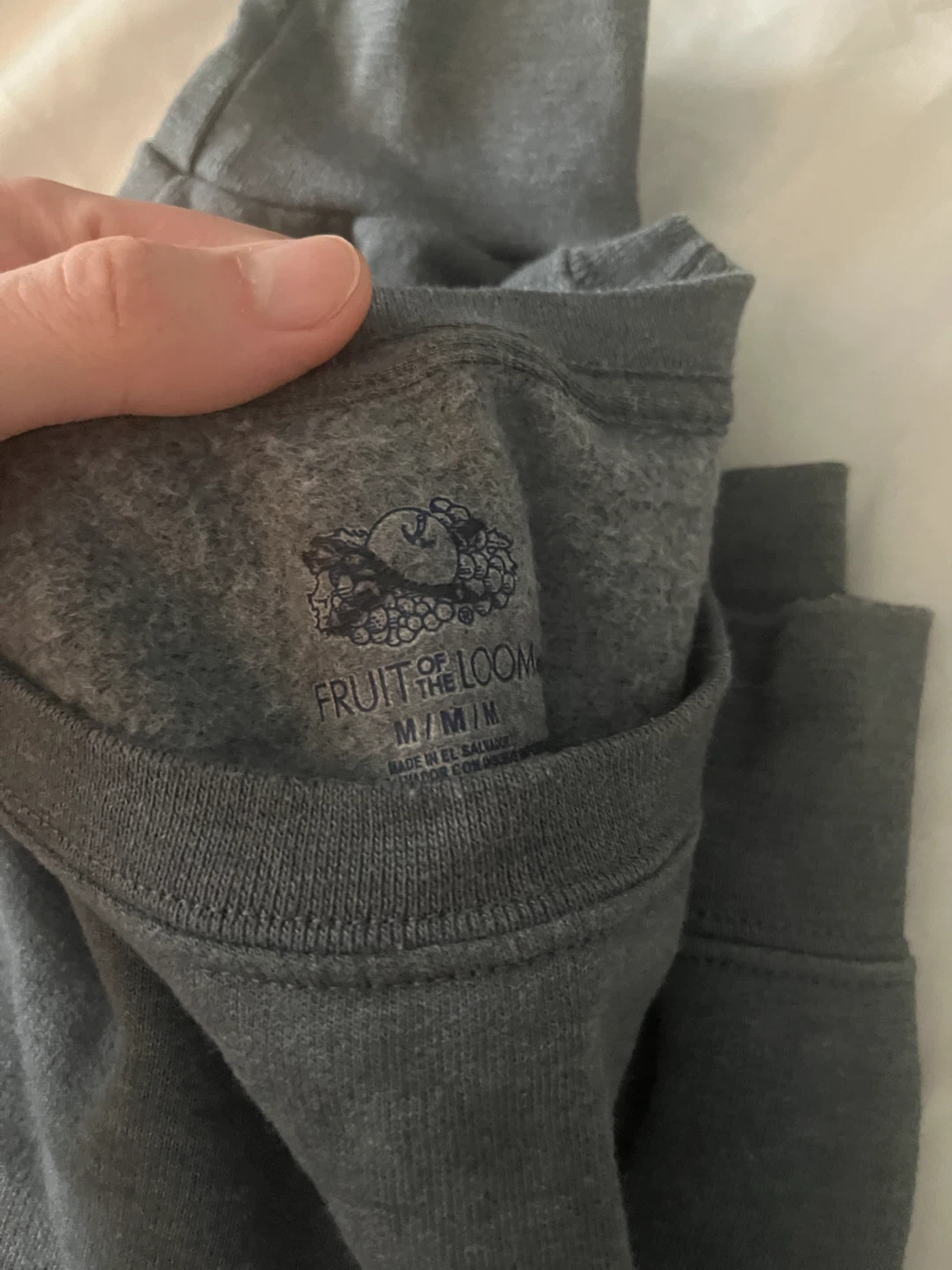 Fruit of the Loom Gray Sweatshirt - photo 2