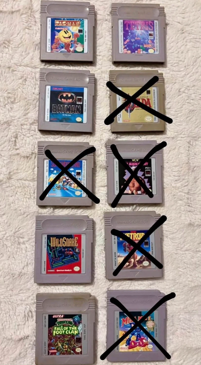 Gameboy Pocket Games ($10 each)