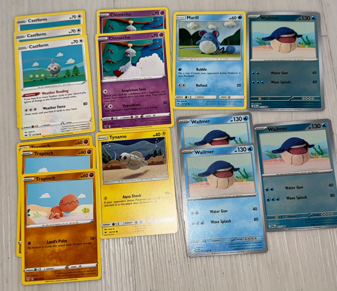 Lot of 14 Pokemon Trading Cards Asako Ito