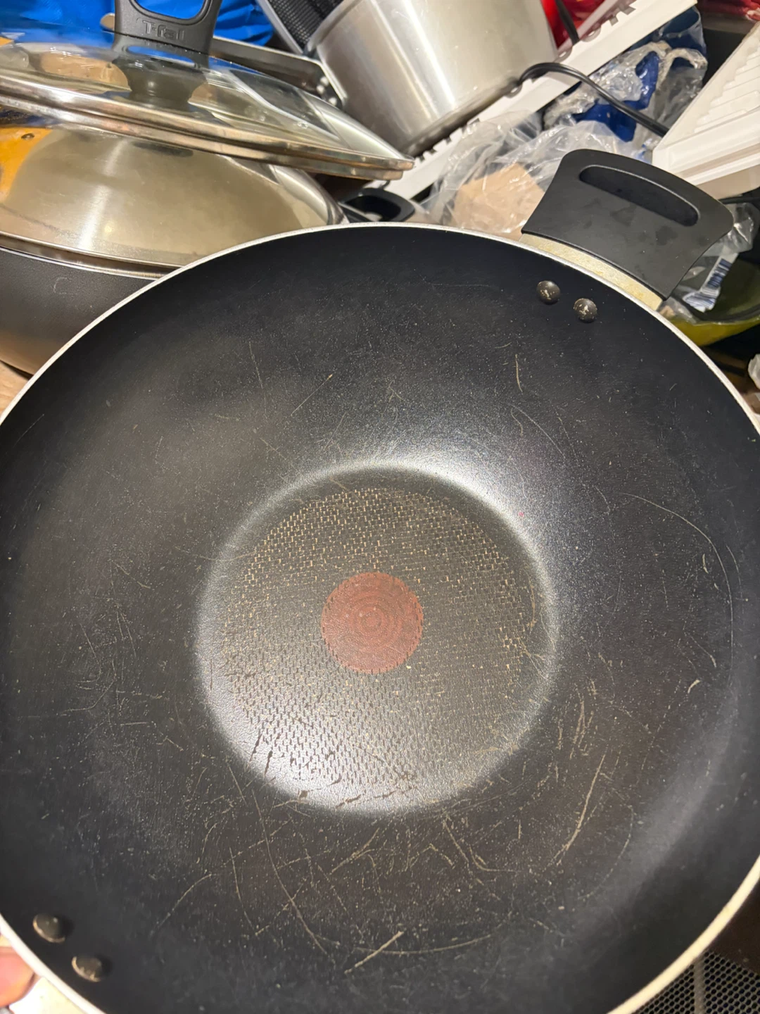 T-fal Non-Stick Wok with Lid