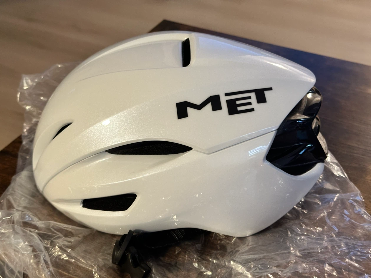 MET Cycling Helmet - White - photo 2