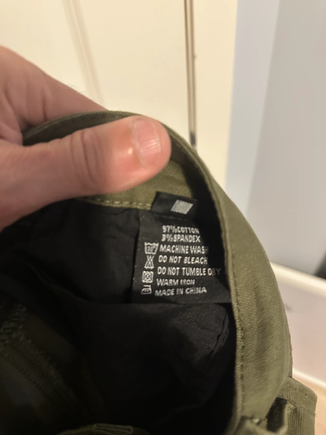Moto Pants Olive Green Size XL - photo 3