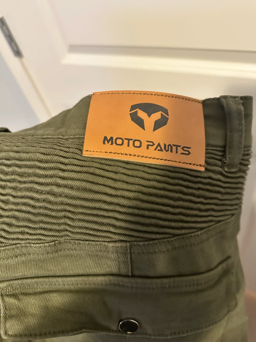 Moto Pants Olive Green Size XL - photo 4