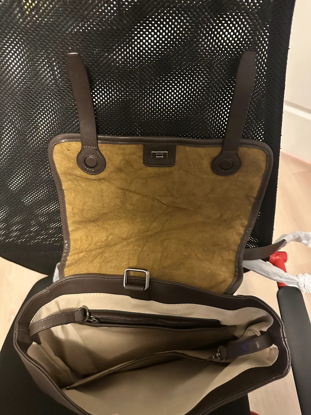Brown Leather Backpack - photo 2