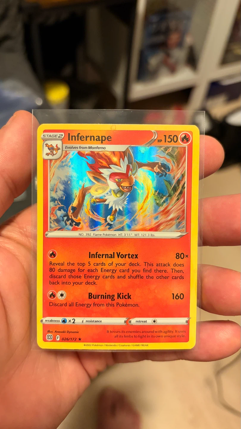 Infernape 026/172 Pokémon Trading Card